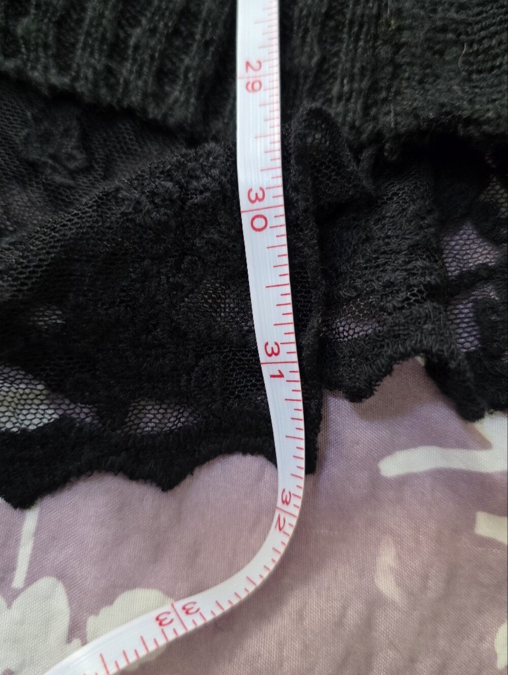 AB Studio Black Open-Front Cardigan with Lace Hem Women's Size Extra Large XL - Picture 12 of 13